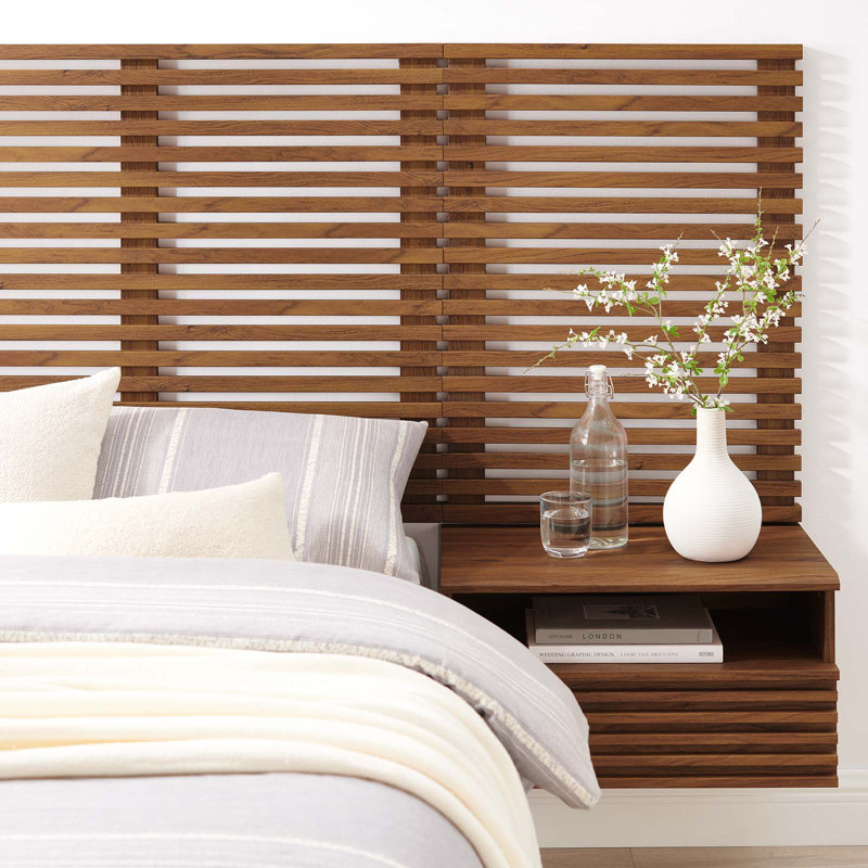 Render Solid Wood 4 Piece Dresser Set, Walnut