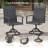 6-Person Patio Dining Set With Swivel Chairs-23907897