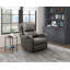 Fauteuil inclinable en similicuir rembourré 1pc-1071180856