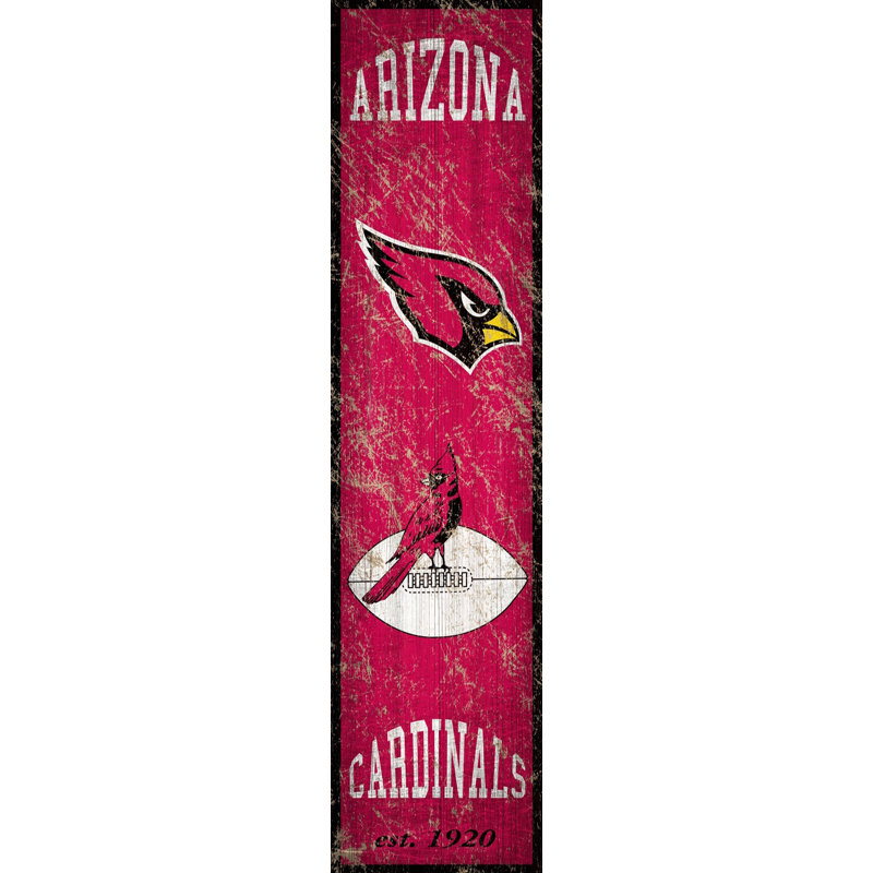 Décoration murale signe bannière heritage NFL, Cardinals de l'Arizona