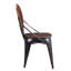 Chaise d'appoint en bois massif Cline