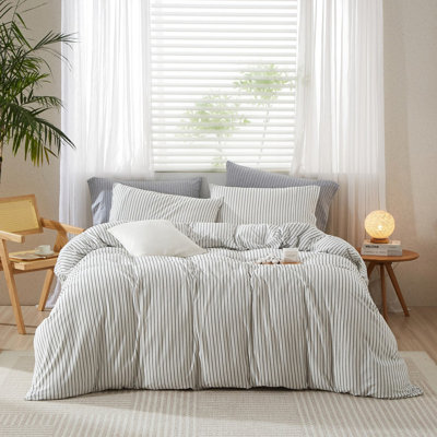 Ensemble de housse de couette en tricot en jersey de style nordique Life