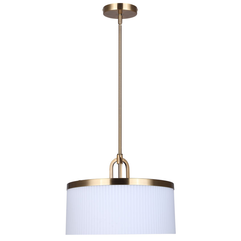 Luminaire suspendu tambour 3 lumières Bodell