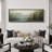 Lake River Landscape " Tranquil River Andest Antique Retro Fine Art Colorful Bedroom Extra Large Wall Decor "-96074486-111568129