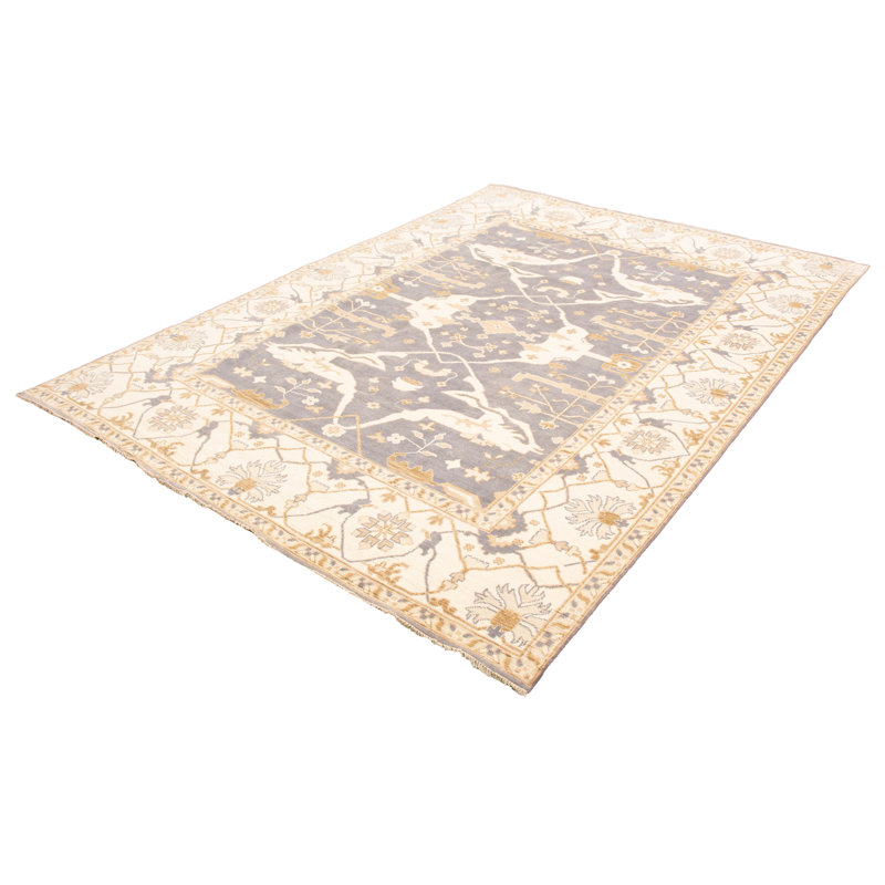 Isabelline One-of-a-Kind Hand-Knotted New Age 9'11