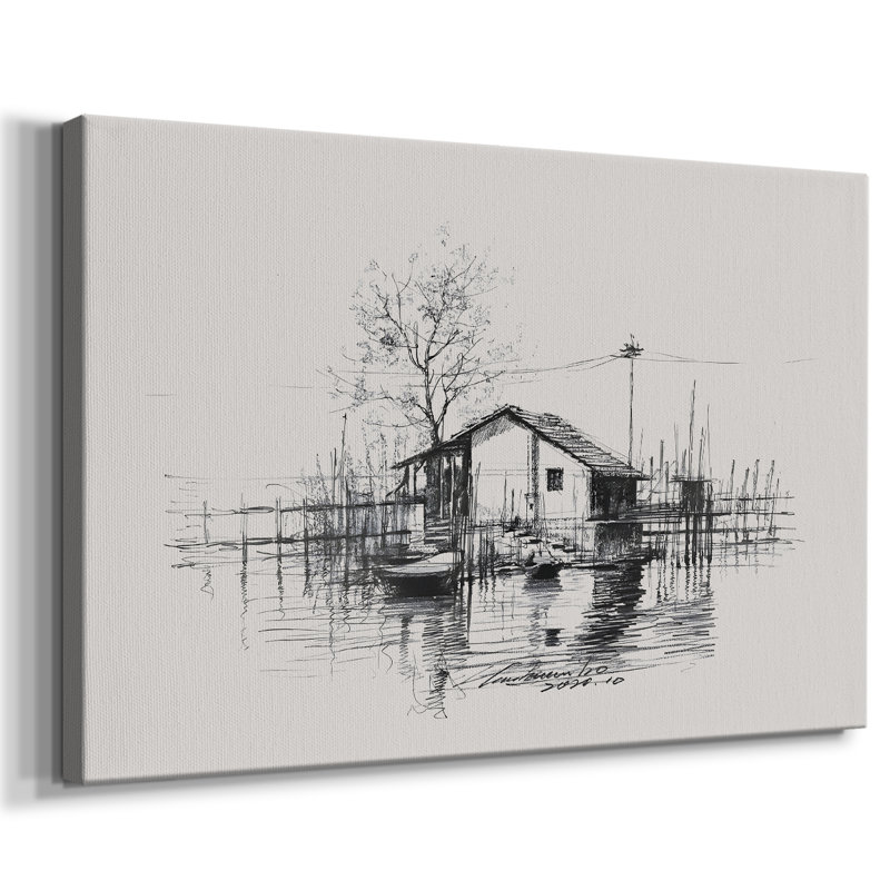 Paysages rétro-DCCDXLI -Galerie enveloppée Cavas, 32 x 48