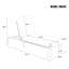 Chaise longue d'extérieur pour chaise longue d'extérieur inclinable avec dossier réglable-124927224