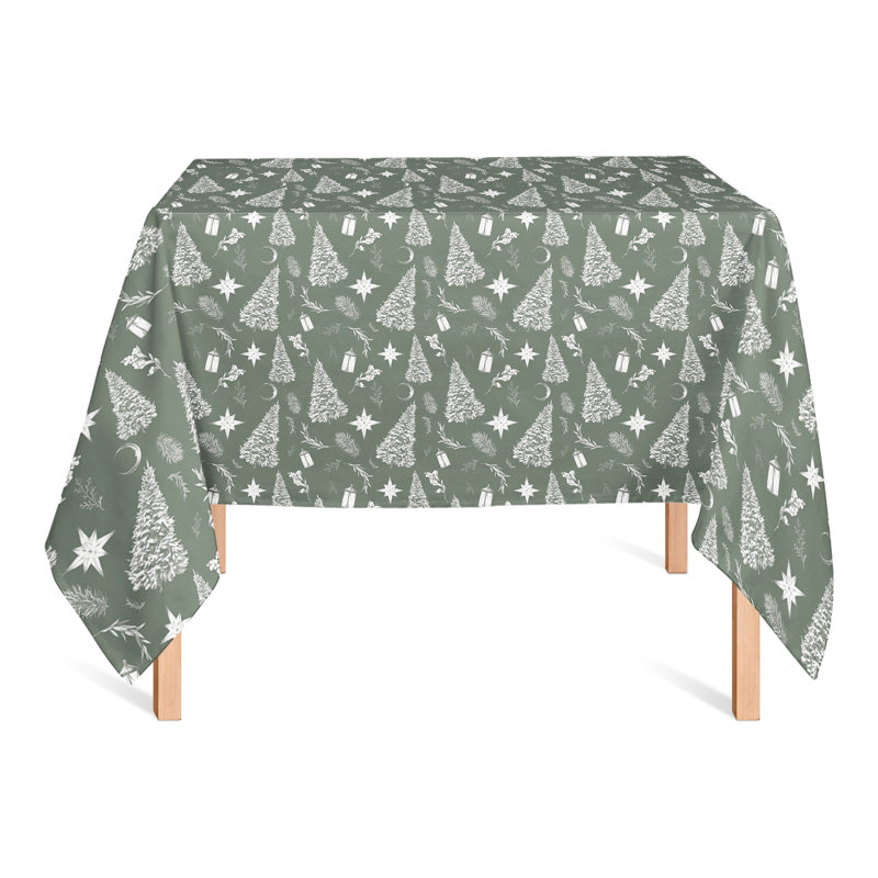 Sage Christmas Tablecloth