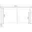 VidaXL Polyester Cover Retractable Patio Awning-126787509-126787525