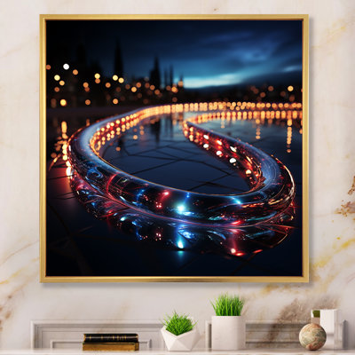" Bright Lights Big City Nocturnal Cityscape "