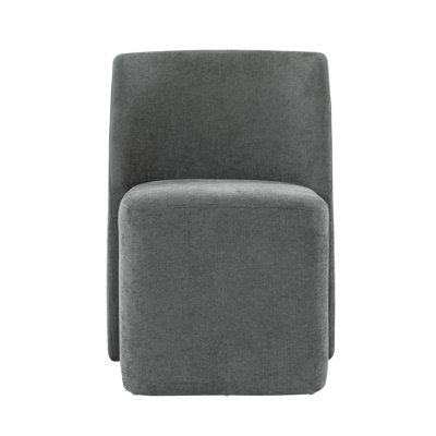 Leonas Modern 32.7"H Dining Chair with Caster
