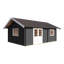 Lasita Carolin 19 x 13 Ft. Premium 3-Room Log Cabin With Single Glazing (40mm)