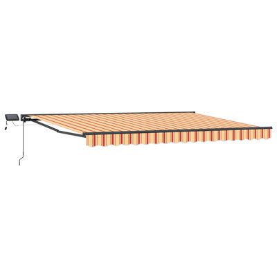 VidaXL Polyester Cover Retractable Patio Awning
