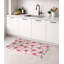 Tapis de cuisine à profil bas blanc Candycanes & Bows-614796201-614796194