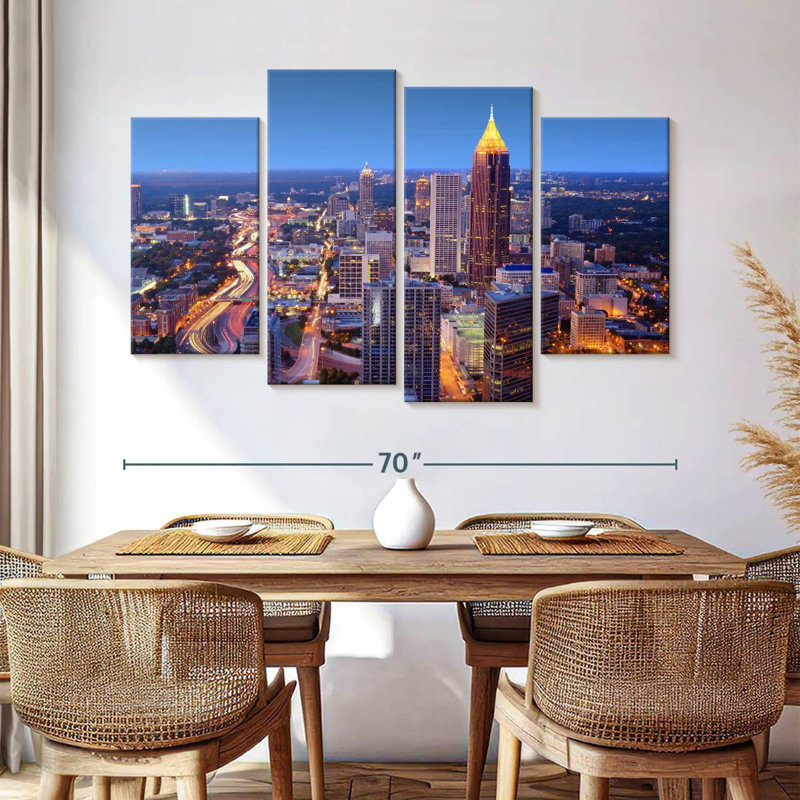 Sirci Atlanta Nightscape, H 42 po x l 68 po