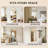 Oversized Arch Floor Mirror with Stand, Wall Mirror-34507447-40290081