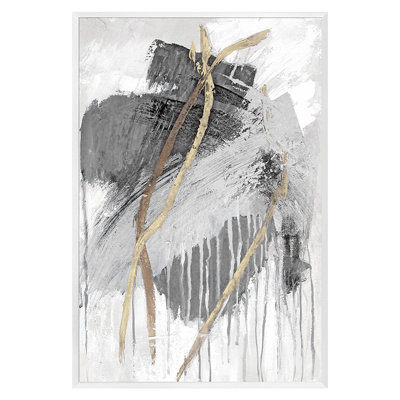 Abstraction - Wrapped Canvas Painting