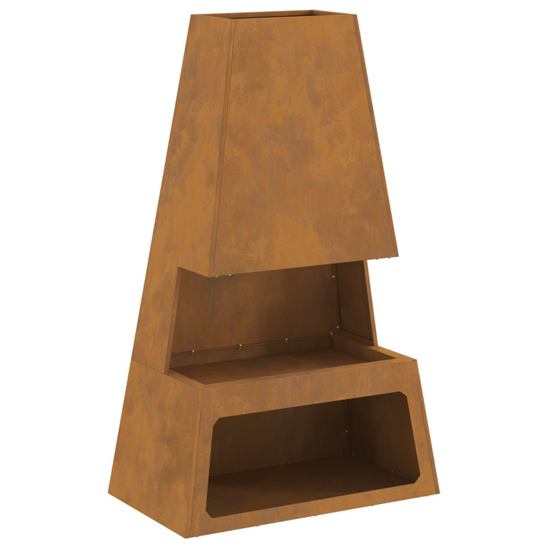 Outdoor Fire Pit, Brown