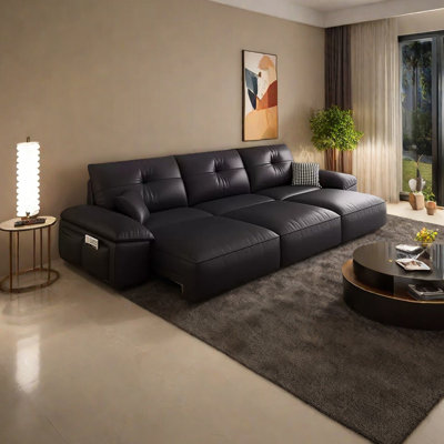 High-end light luxury style electric sofa