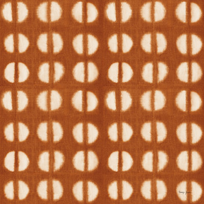 Shibori Square IX orange