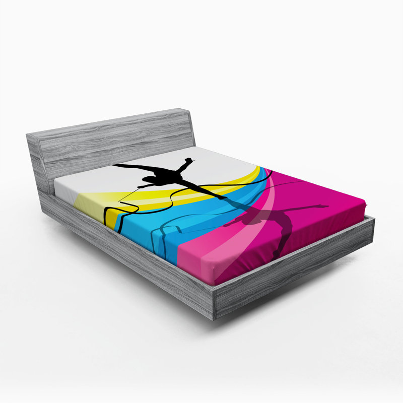 Teenager Microfibre Jersey Knit Fitted Sheet, European Double (140 x 200cm)