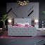 Kali Upholstered Bed-34315006-34315009