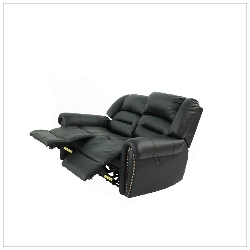Causeuse Plush Relax 1pc, Noir