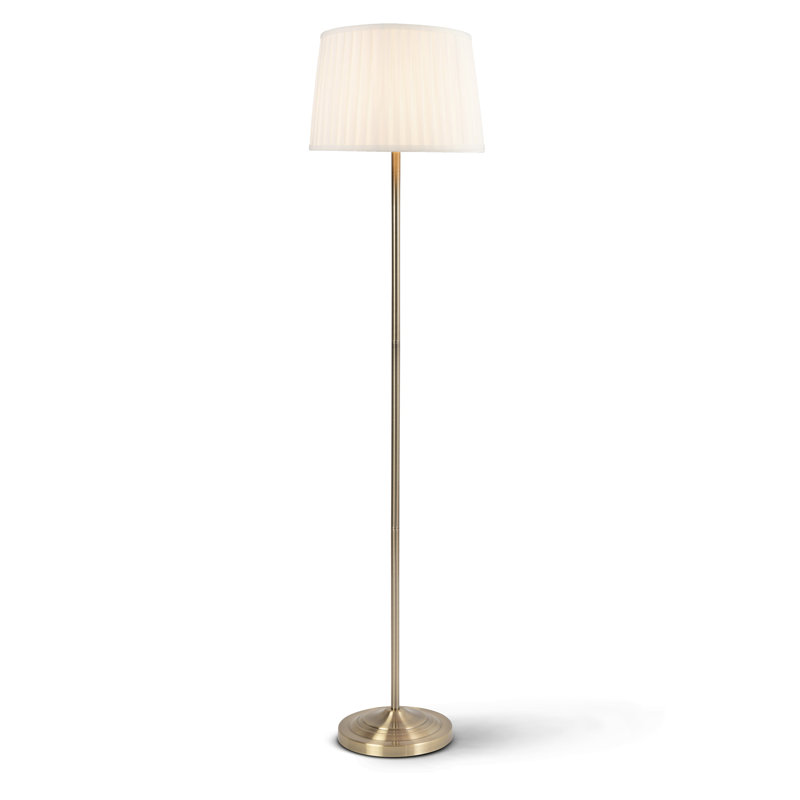 Elwaine 150cm Antique Brass Metal Floor Lamp