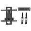 Support pour téléviseur pour abri de jardin extérieur, support pour pergola sans perceuse, support de téléviseur réglable et résistant aux intempéries, convient aux téléviseurs de 26 à 70 pouces, peut supporter 77 lb
