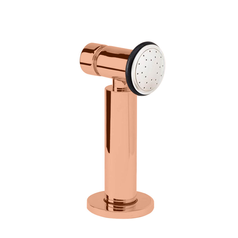 Contemporary Side Spray, Polished Copper