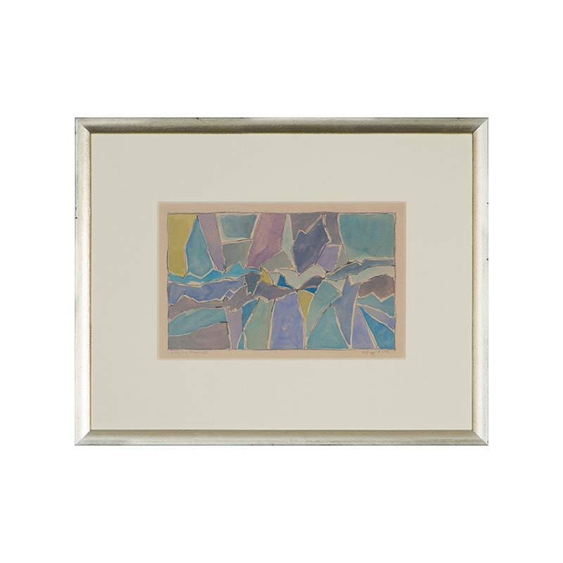 Papier volant IV - Peinture encadrée