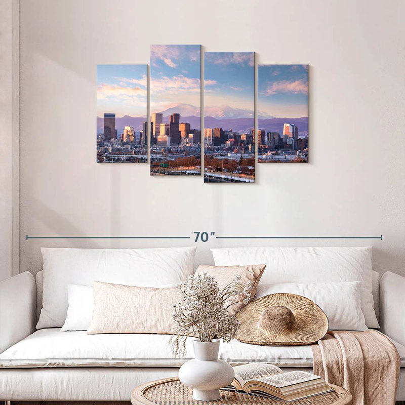 Nicci Denver Mountainous Skyline, 27" H x 43" W