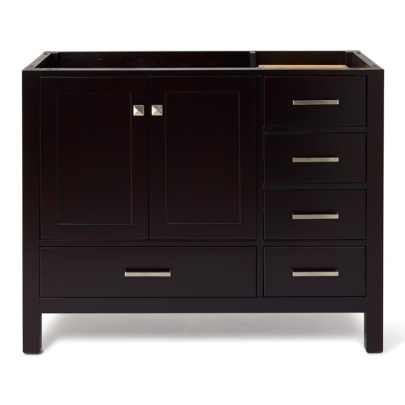 Cambridge 42'' W Single Bathroom Vanity Base, Espresso