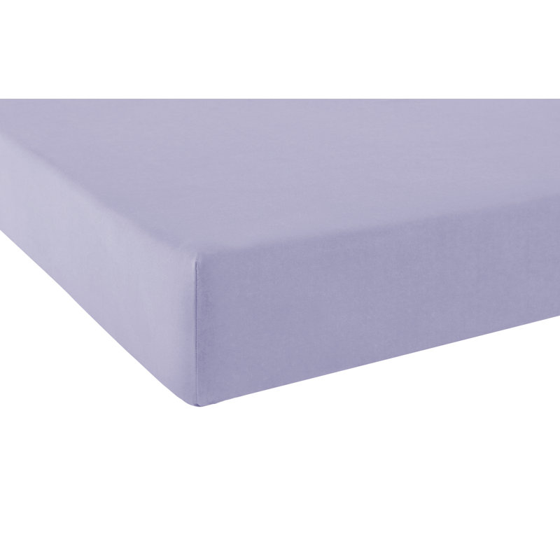 Vexin 100% Cotton Percale Fitted Sheet, King, Iris