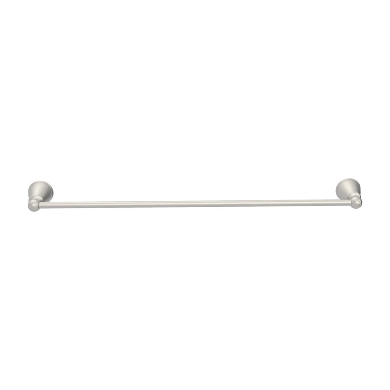 Barre à serviettes murale 24 po, Nickel brossé