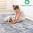 Stylish Area Rug - Silver/Blue/Abstract, Non-Shedding, Stain For Home Office Silver/Blue/Abstract , Non-Shedding Dining Room, Nursery-1641289434