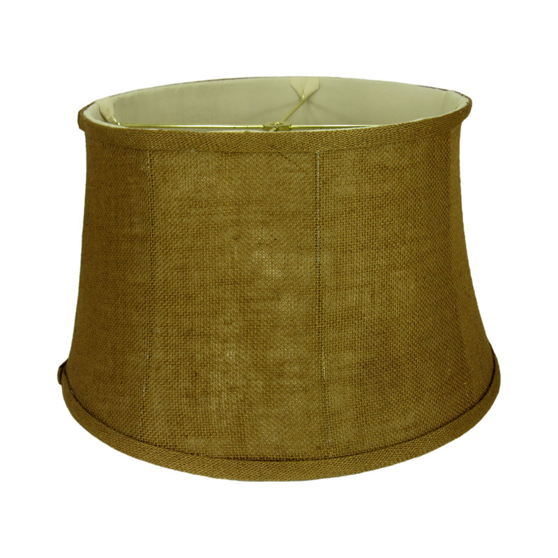 Chocolate Burlap Lamp Shade