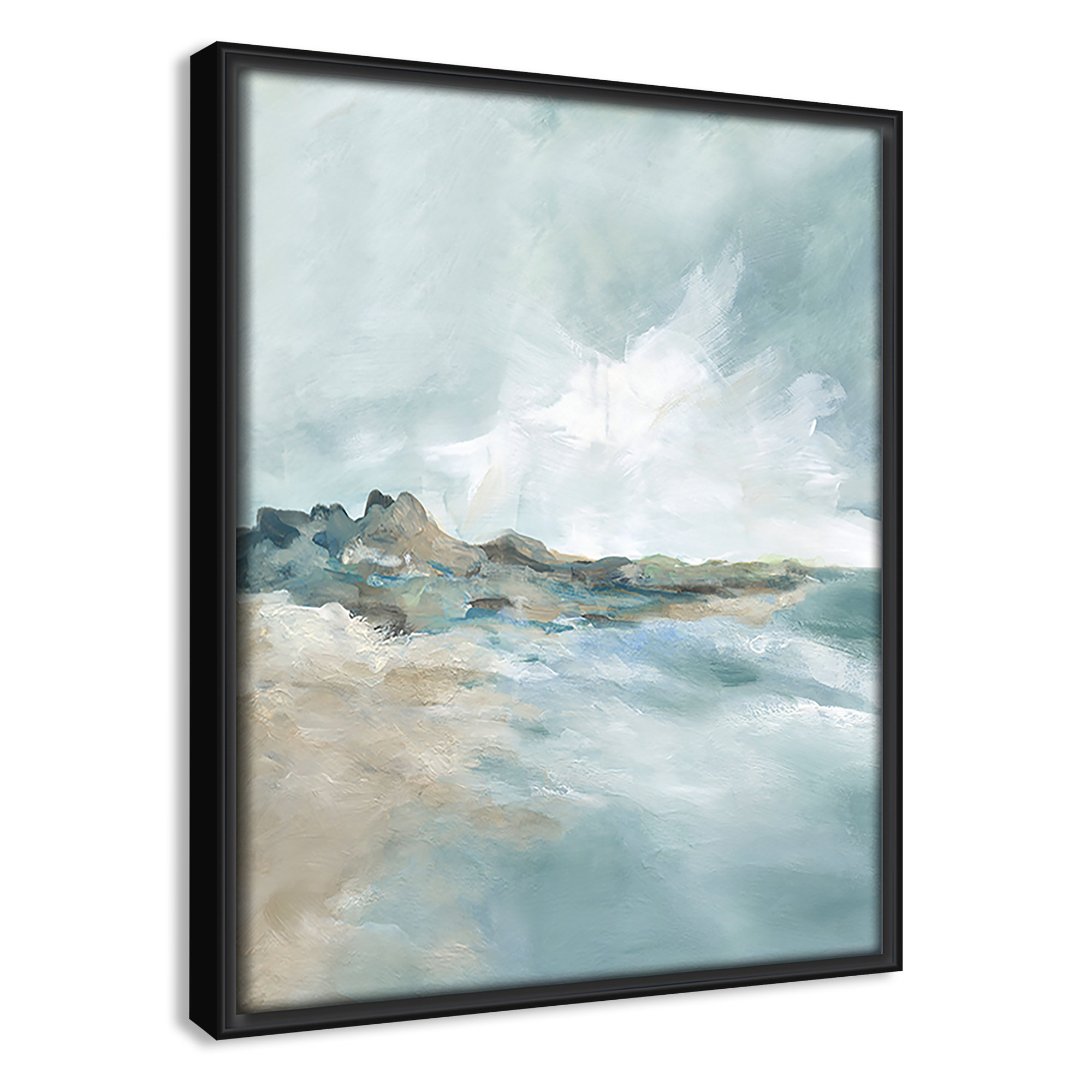 Sandpoint Print by Carol Robinson, 11.5" H x 9.5" W, Black