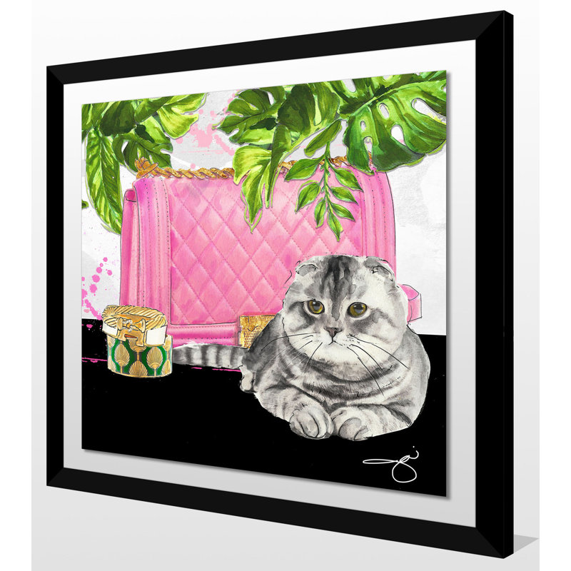 " Waiting For You " by BY Jodi, Black Framed, 37.5" H x 37.5" W x 1" D