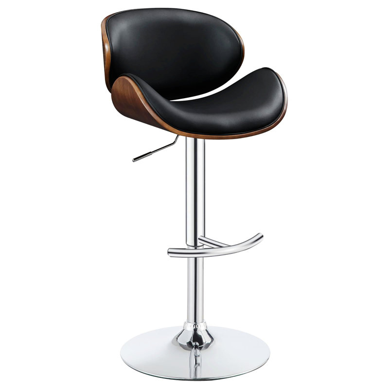 Tabouret de bar réglable avec base en métal, tabouret de bar moderne pour la maison