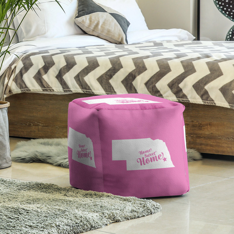 Repose-pieds à cubes lincoln the home, Rose