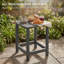 Rectangular Outdoor Side Table , 48cm cm W 37cm cm D