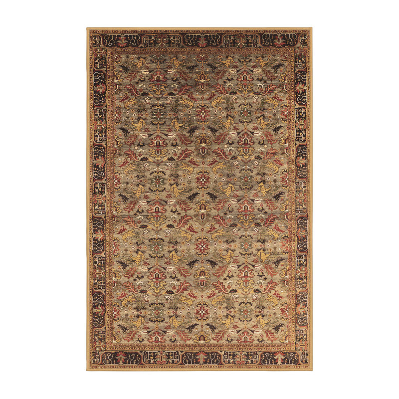 Tapis oriental brun Aurionna, Rectangle 7 pi x 10 pi