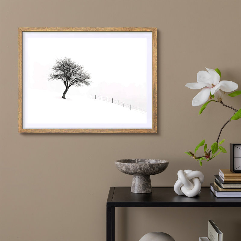 Reproduction de paysage encadrée pour la maison, 8 po x 10 po, H 8 po x l 10 po, Naturel