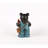 Bear Holds Bird Bath with Cardinal Statue