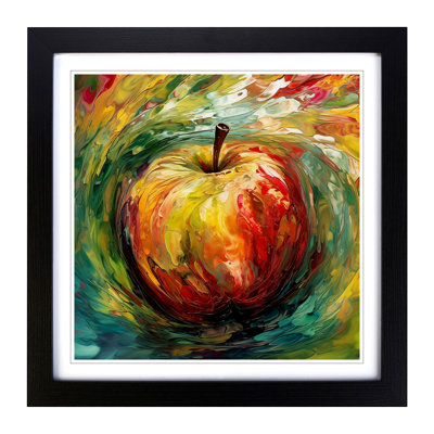Apple Expressionism - Framed Print