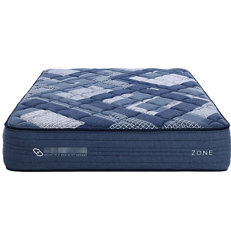 Très grand matelas très grand en mousse à mémoire de forme de très grande taille de 12 pouces, couches superposées, tissu super doux, lit bleu + multi, housse, boîte roulée,
