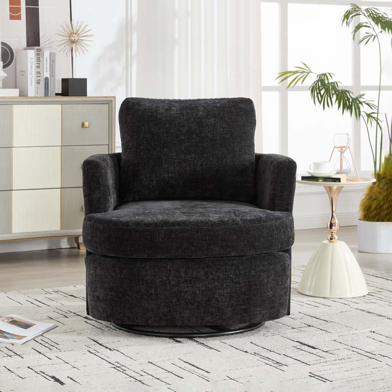 Chaise pivotante, Noir
