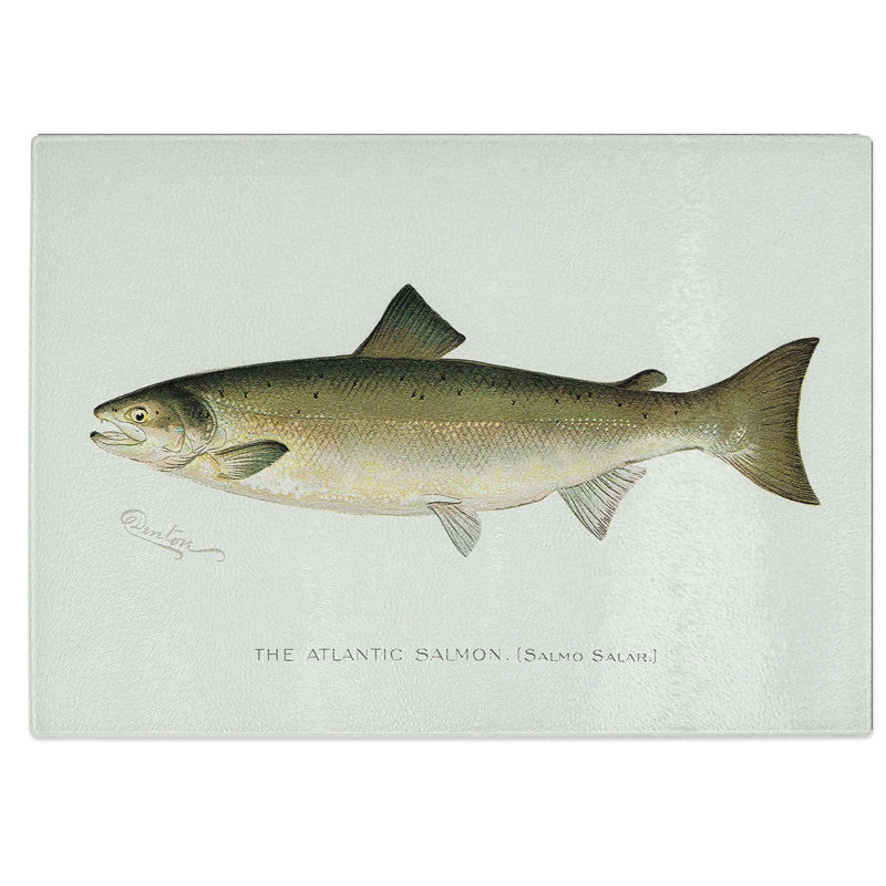 Tempered Glass Atlantic Chopping Board, 39 cm W x 28.5 cm L