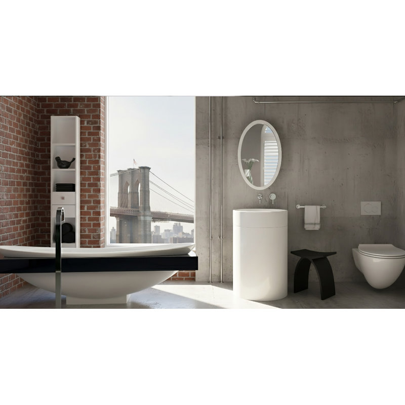 Suave Shower Shelf, Matte White